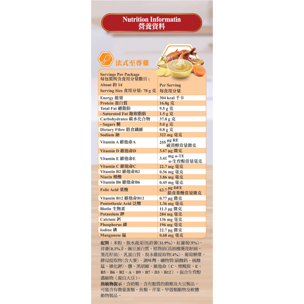 Nestle Thicken Up® Instant Porridge-Chicken Supreme 1KG