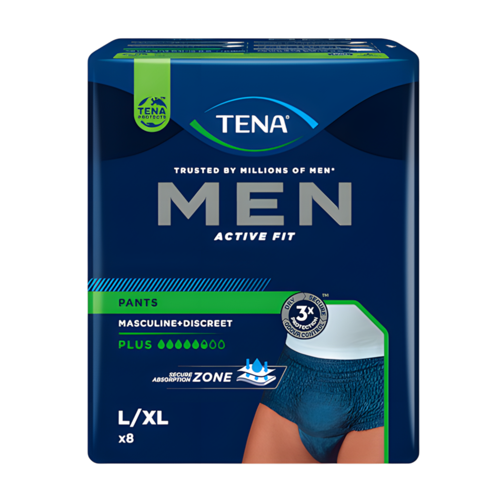TENA® MEN Active Fit Pants Plus Navy-Large (8 pcs/pack)