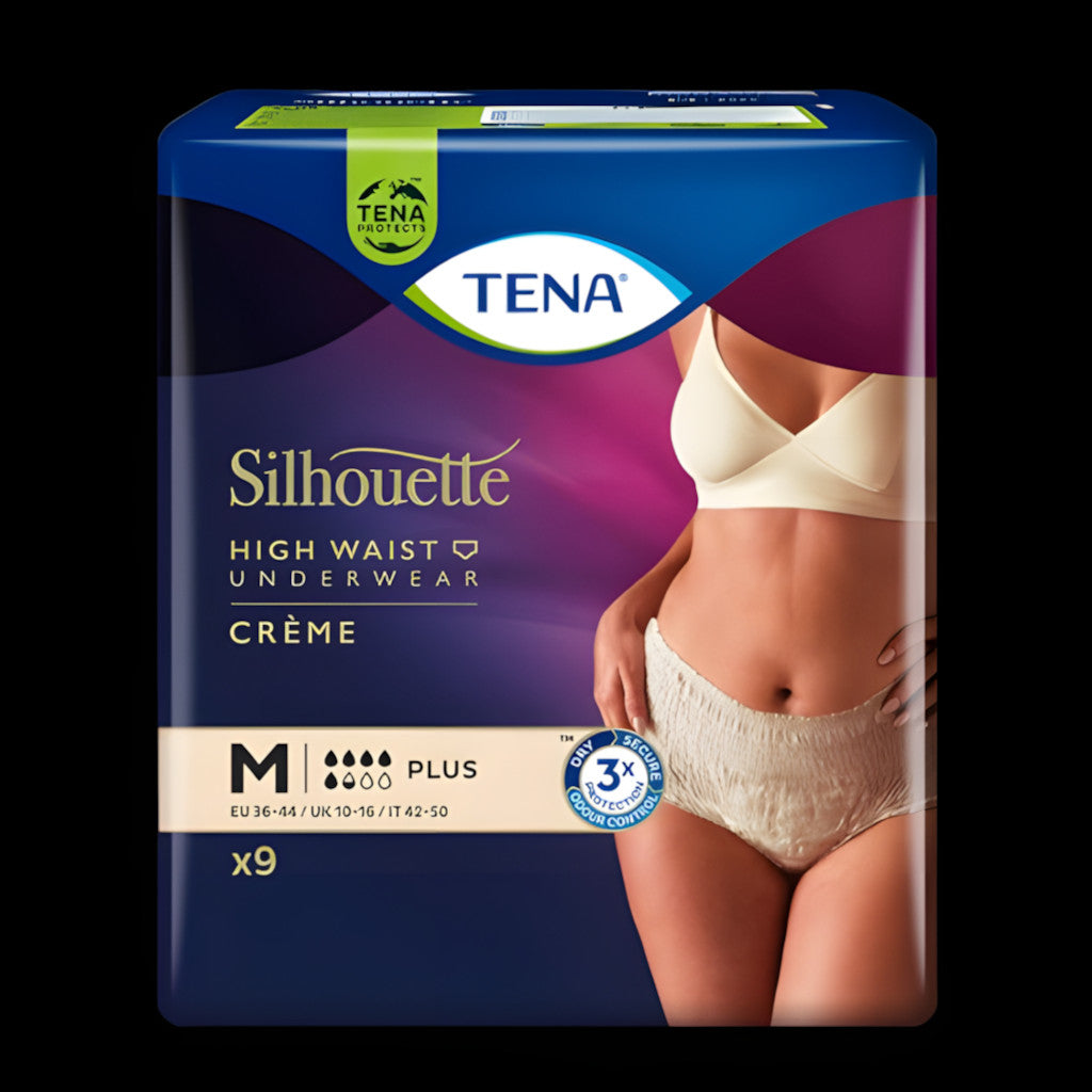 TENA® Silhouette Creme High Waist Underwear Pants-Medium (9 pcs/pack)