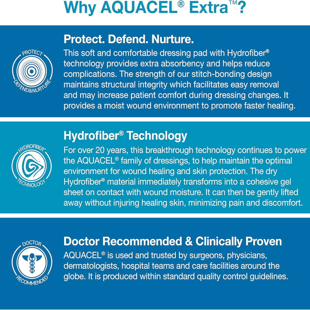 Aquacel™ Ag+ Extra Alginate Dressing (1 pc)