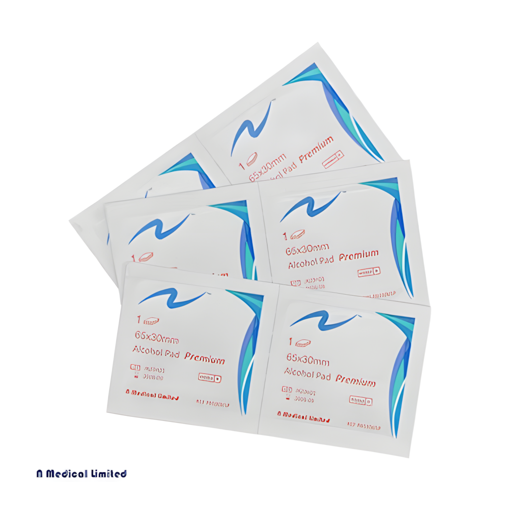 N Medical disinfectant alcohol pads (Gamma disinfection) 30*65mm (200 pieces)