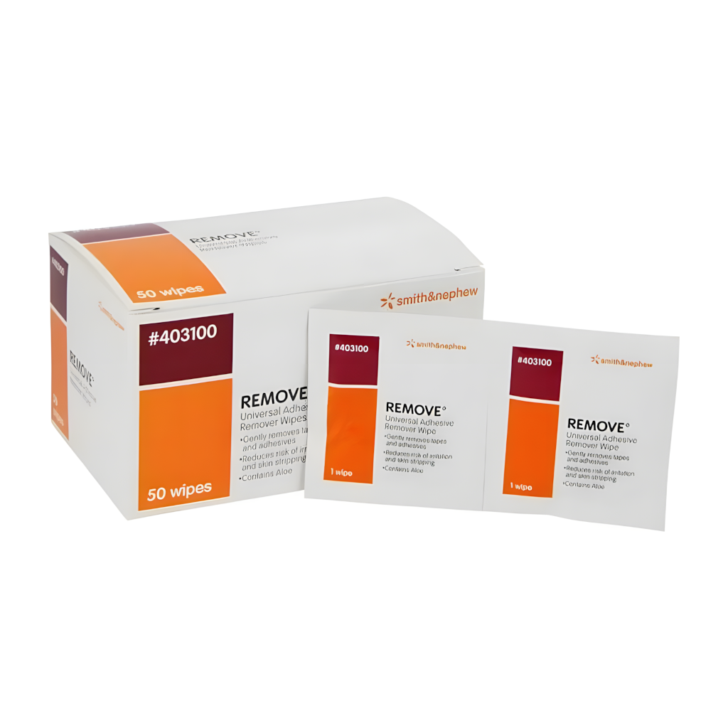 REMOVE Universal Adhesive Remover Wipes (50 pieces individual packaged)