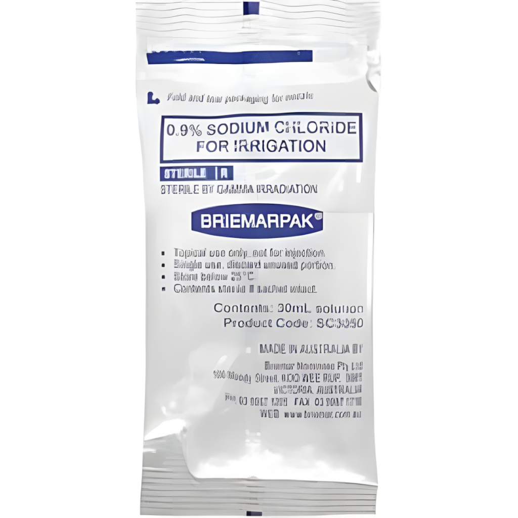 Briemarpak® sterile sodium chlroide (individual package) 30ml