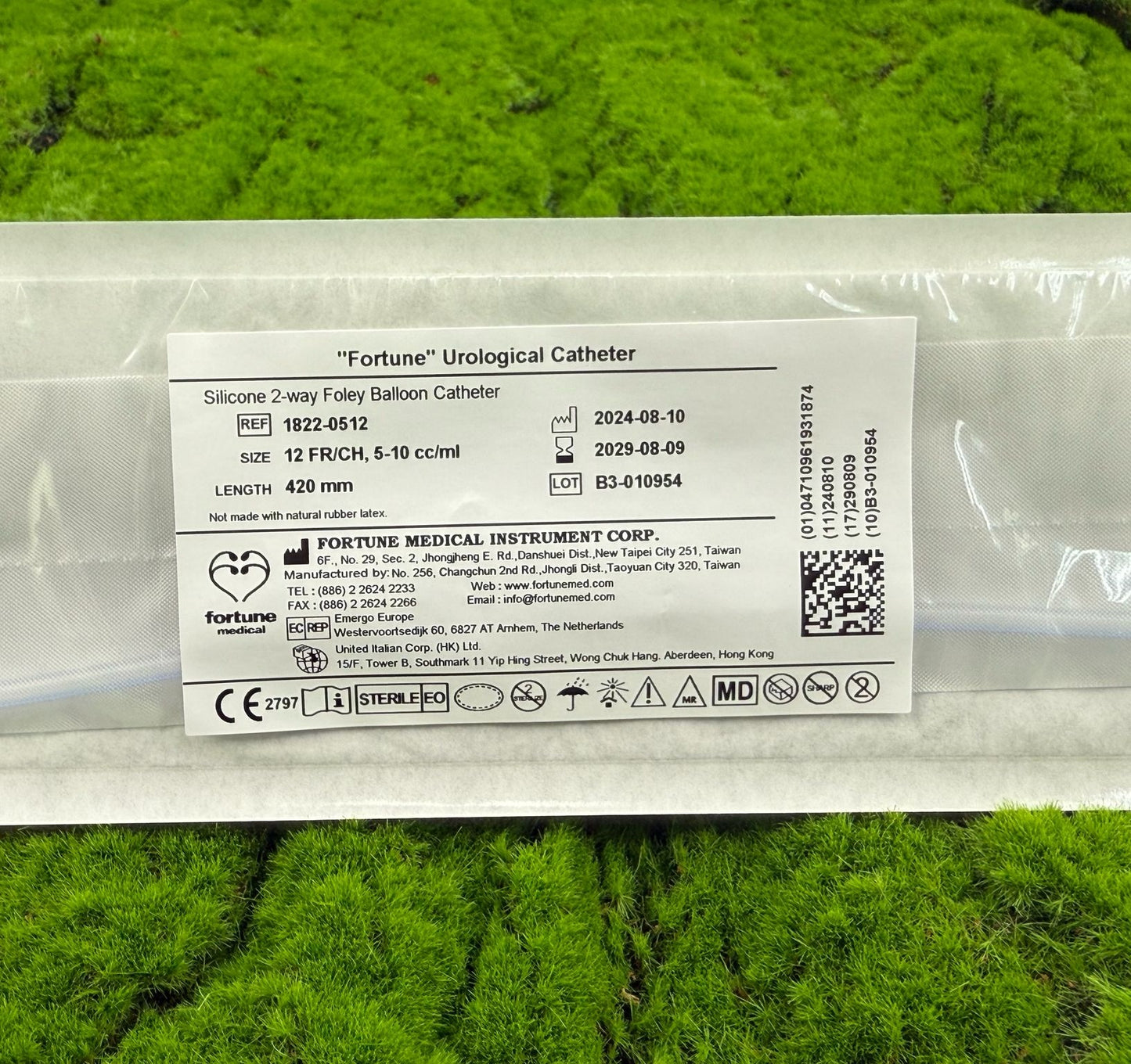 Fortune Silicone Foley Balloon Catheter No. 12 (White)
