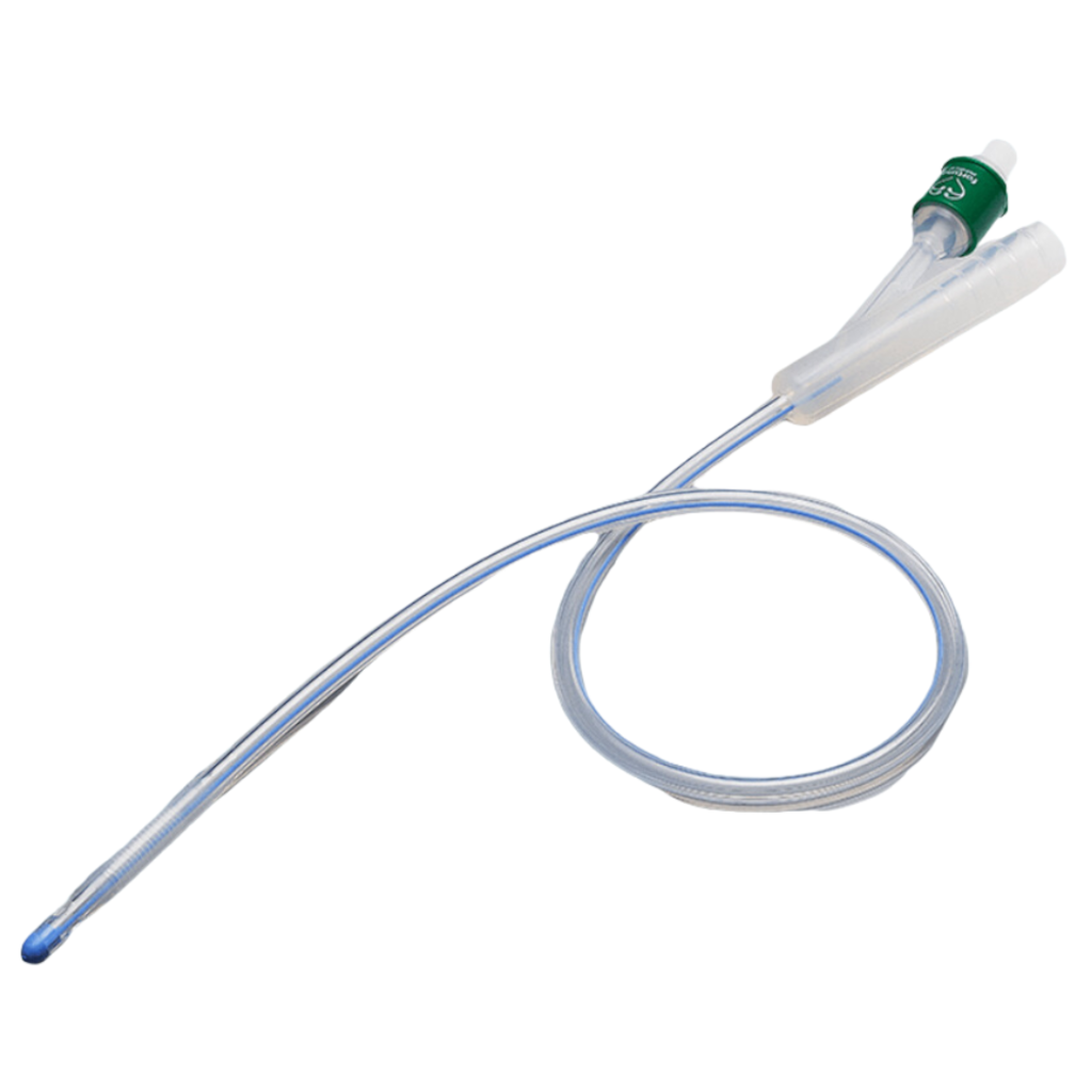 Fortune Silicone Foley Balloon Catheter No. 14 (Green)
