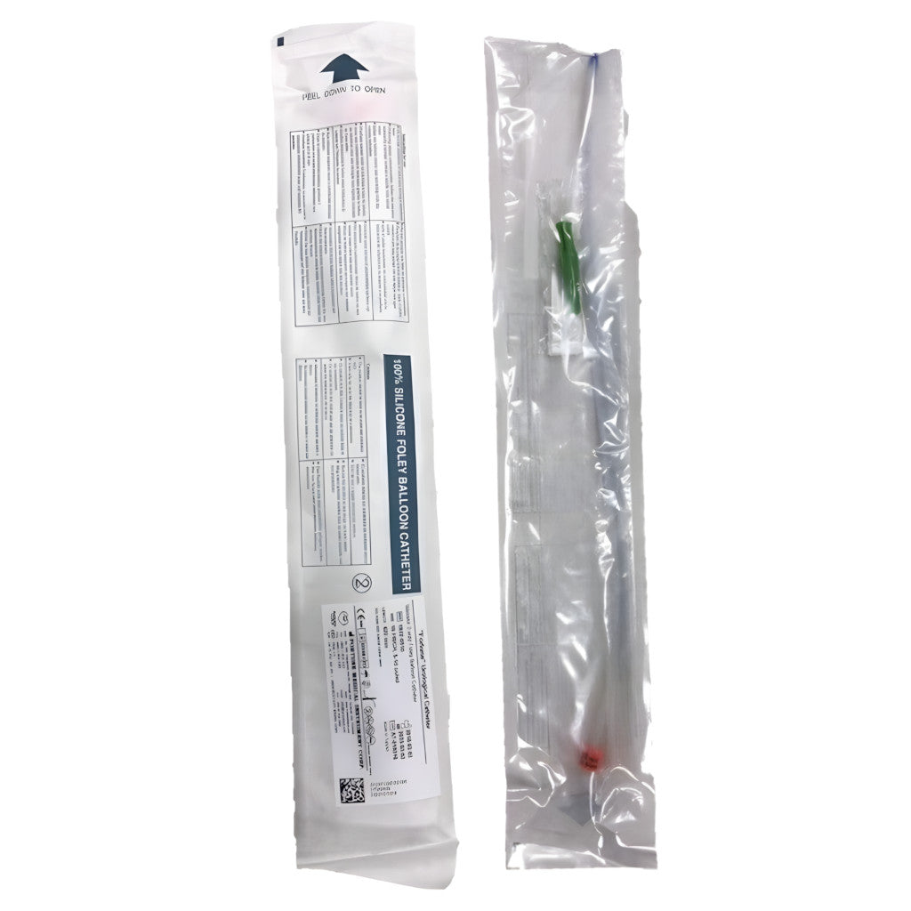 Fortune Silicone Foley Balloon Catheter No. 16 (Orange)