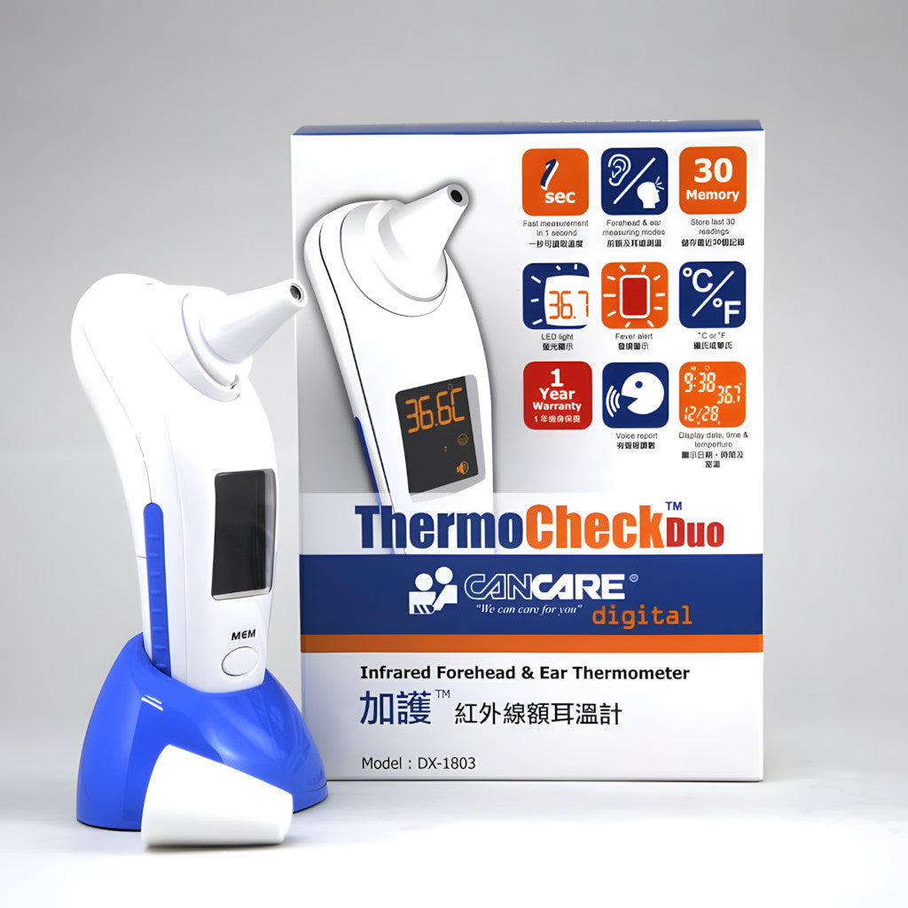 CANCARE® Forehead/Ear Infrared Thermometer