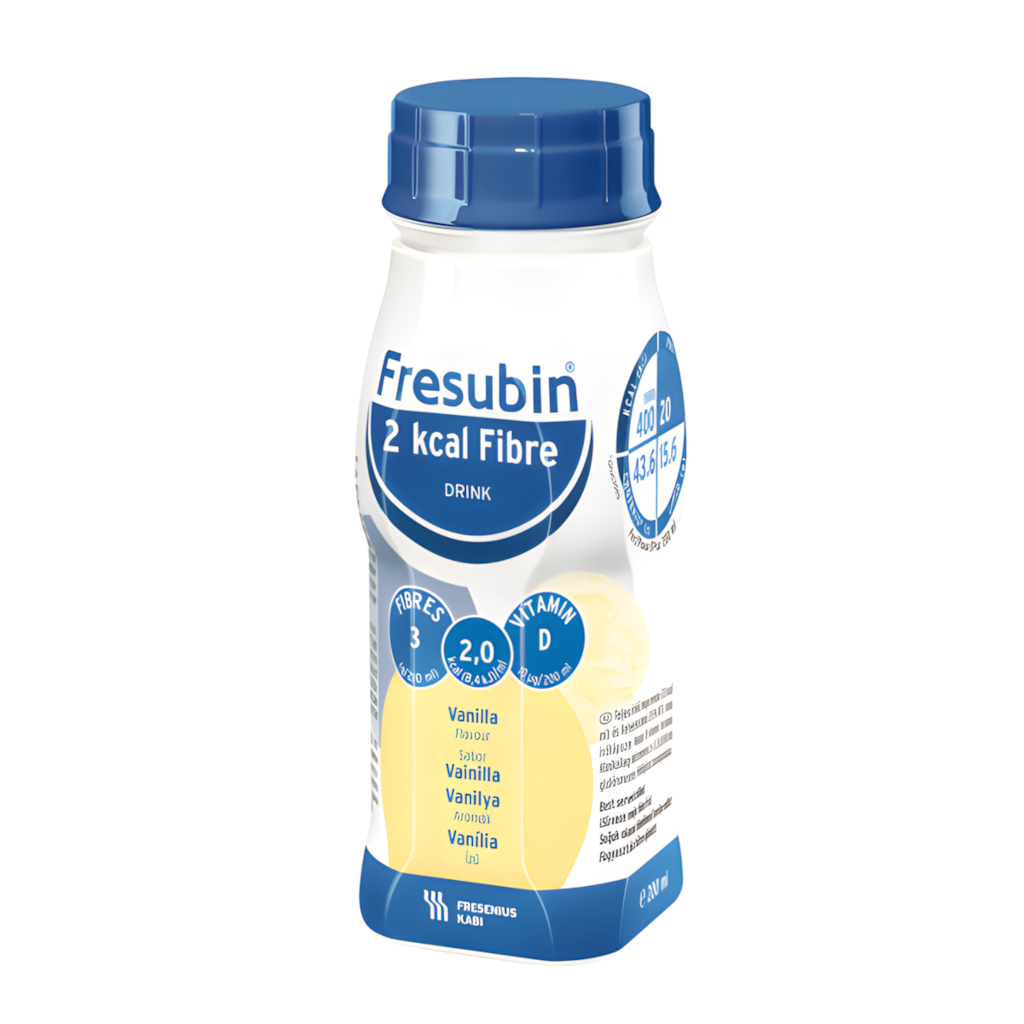 Fresubin®2KCal Fibre倍力康™2千卡高能量纖維營養品雲呢拿味 (200毫升*4支裝)