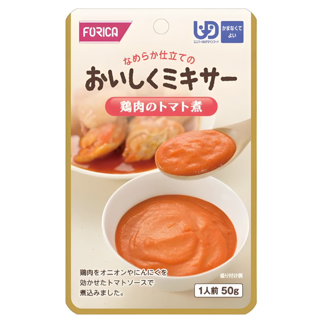 日本厚利加Forica美味Mixer即食雞肉蕃茄煮50克包裝