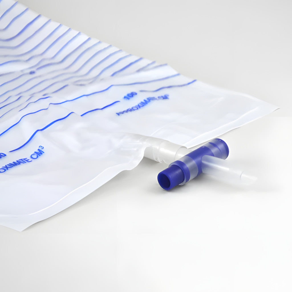 Cancare® T-shaped discharge urine bag 2000ml (push head)