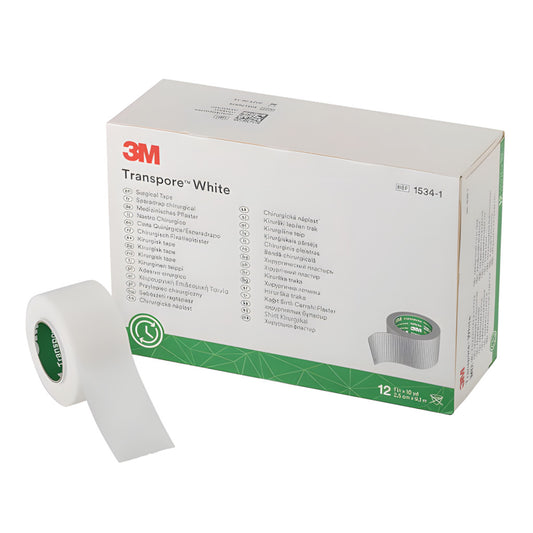 3M™ Transpore™ White 1 吋醫生膠布1534-1(1卷)