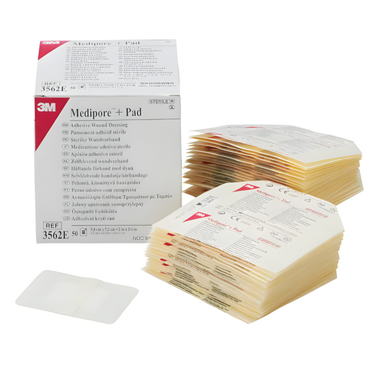3M™ Medipore™ 柔軟布質傷口敷料5*7.2cm 3562E(1張)