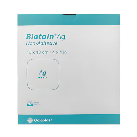 Biatain®非黏性Ag銀離子泡棉敷料10*10cm(9622)(1 張)