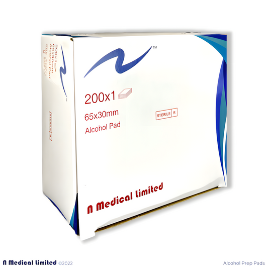 N Medical消毒酒精棉片(伽馬消毒)30*65mm(200片裝)