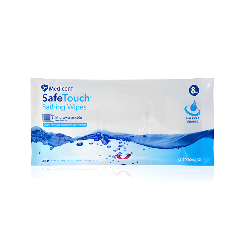 Medicom® SafeTouch免沖水沐浴抺布(8片裝)