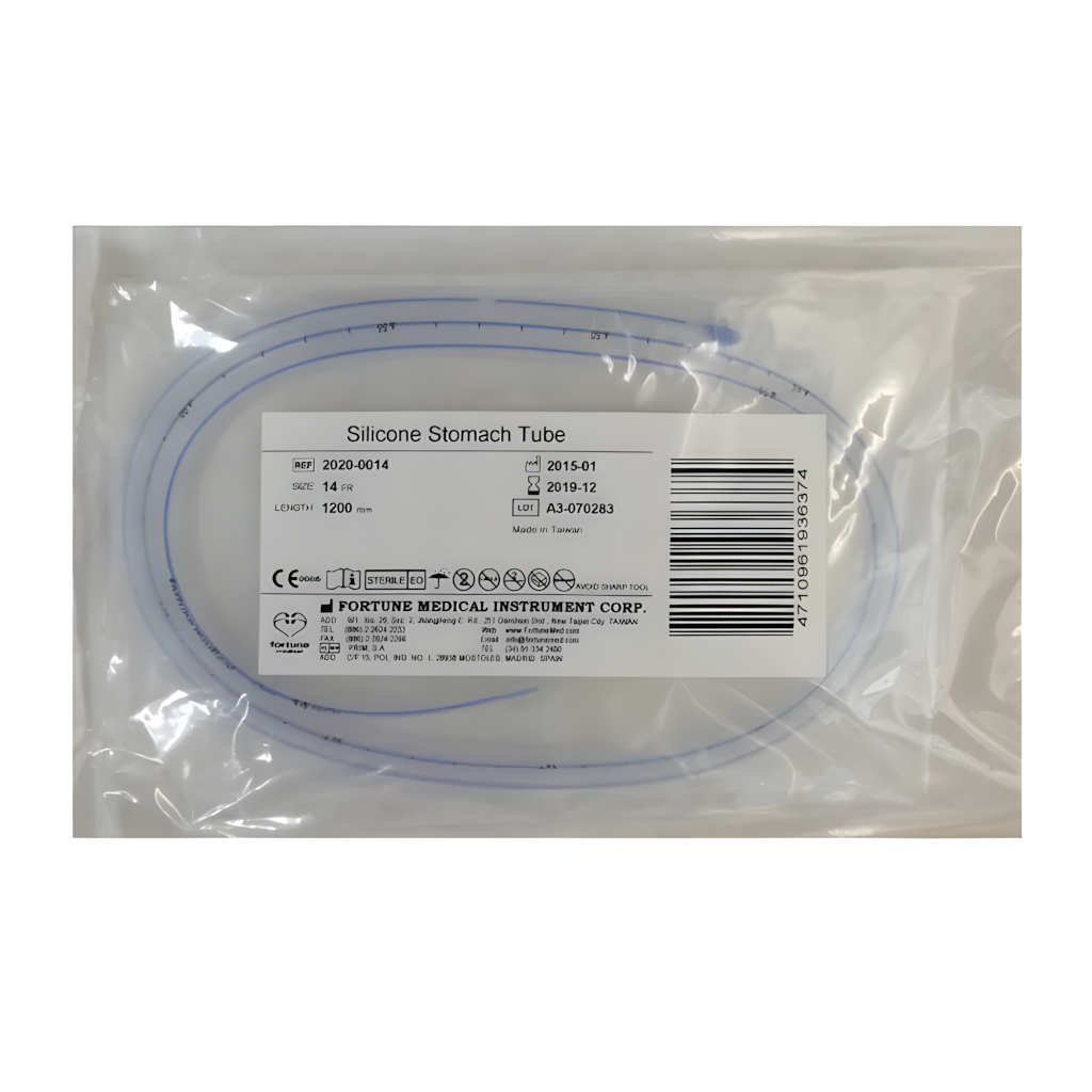 Fortune x-光耐用矽膠鼻胃喉1.2米14號