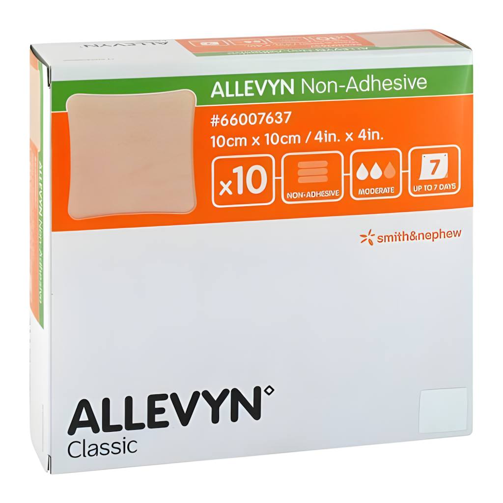 施樂輝Allevyn非黏性海綿敷料10*10cm 66007637(1片)