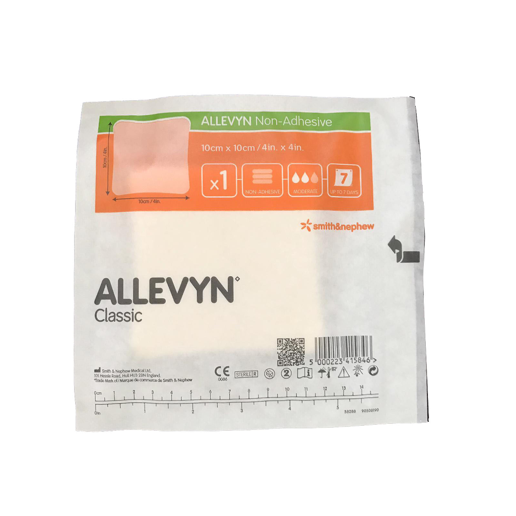 施樂輝Allevyn非黏性海綿敷料10*10cm 66007637(1片)